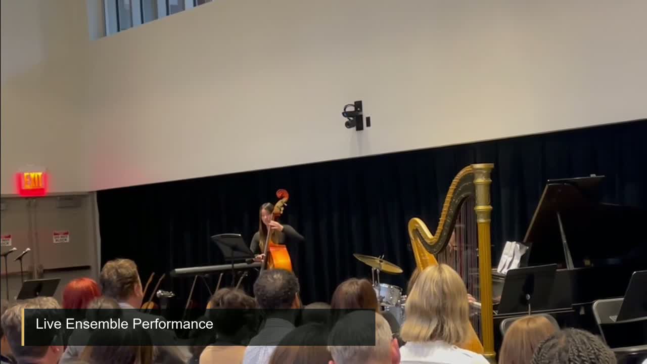A still from Jocelyn's ensemble performance